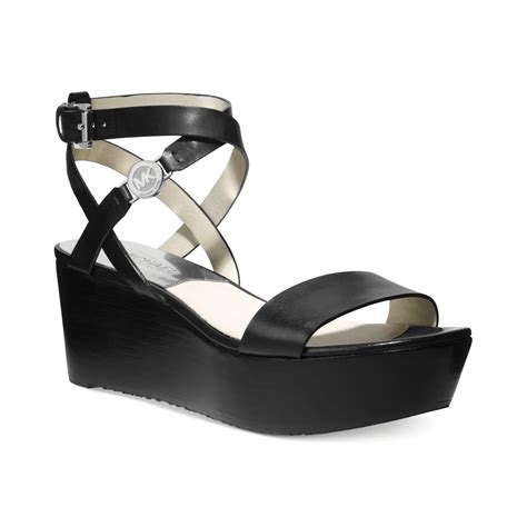 michael kors jalita charm sandal black size 8|Women’s Shoes.